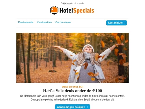 Herfst Sale deals onder de €100