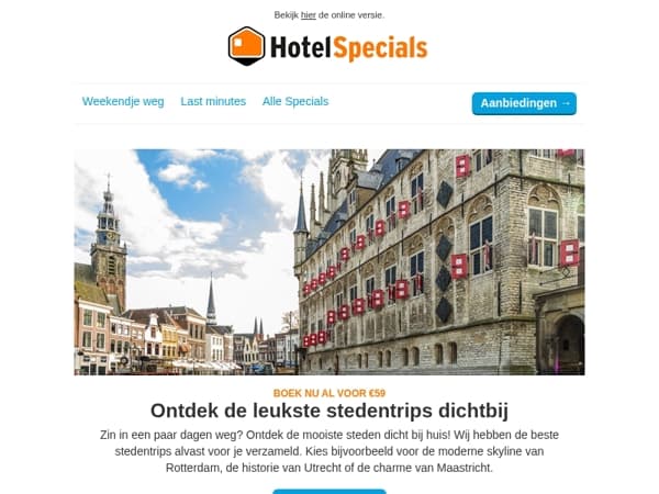 Ontdek jouw perfecte stedentrip dichtbij!