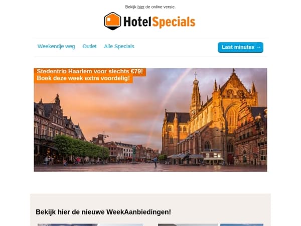 Stedentrips vanaf slechts €69!