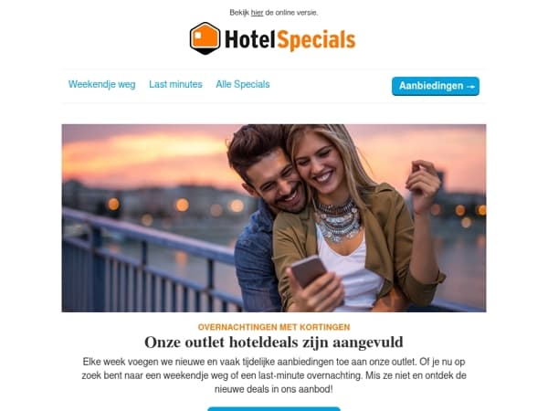 Onze hotel outlet is aangevuld!