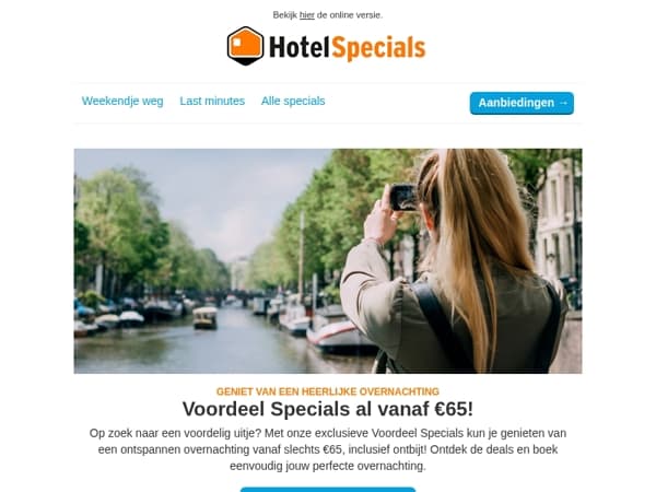 Er even tussenuit vanaf slechts €65?