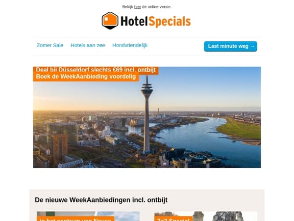 Deals vanaf €59,70 met de WeekAanbieding
