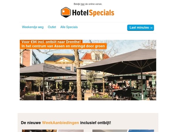 Ontdek Assen of Düsseldorf vanaf €69,-