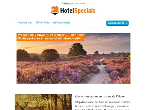 Weekendje weg vanaf €68? Bekijk de deals!