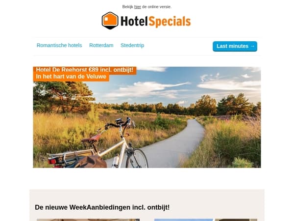 Tophotels op de Veluwe en in Limburg