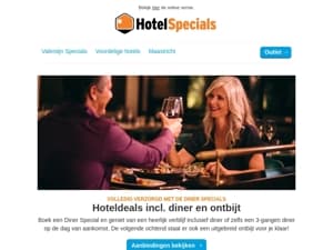 Hoteldeals incl. diner en ontbijt