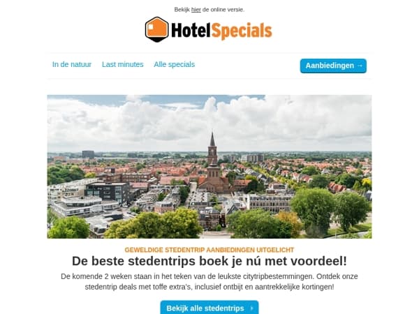 De beste stedentrips boek je nú met voordeel