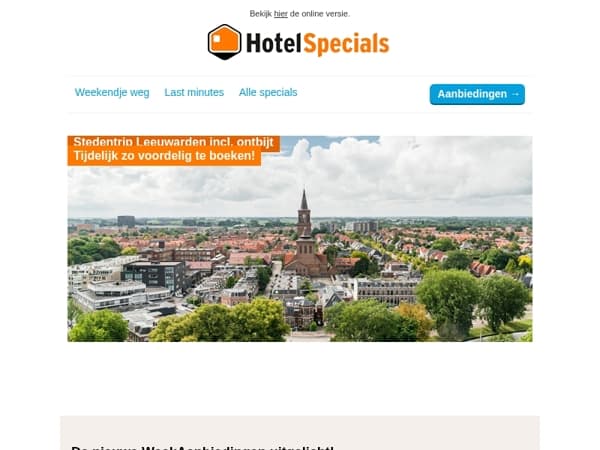 Luxe verblijf met ontbijt & uitzicht