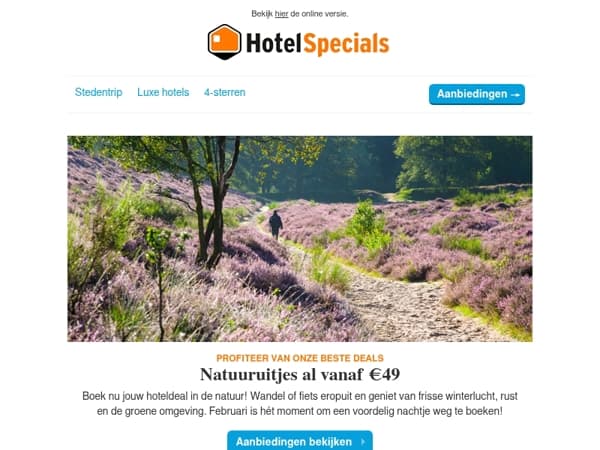 Natuuruitjes al vanaf €49 te boeken