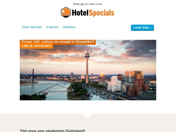 Geniet van bruisend Düsseldorf vanaf €64