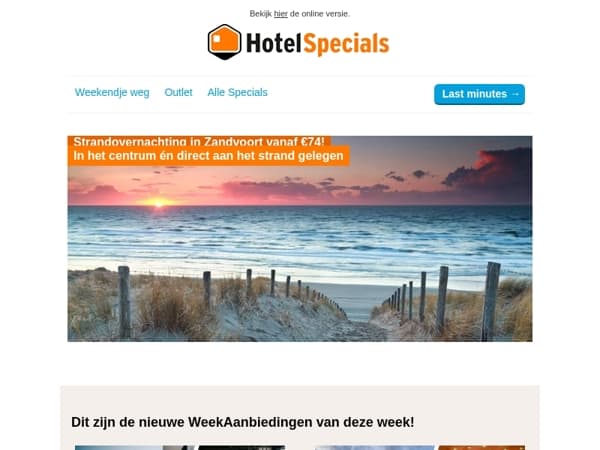 Ontspan aan zee in Zandvoort