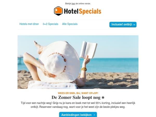 De Zomer Sale loopt nog ☀️