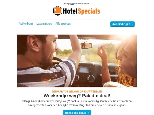 Binnenkort een weekendje weg?