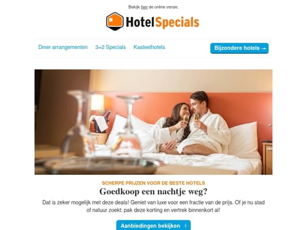 Goedkoop een nachtje weg?