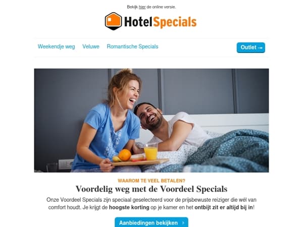 Voordelig weg met ontbijt inbegrepen! 🥐