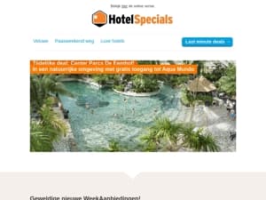 Tijdelijke deal bij Center Parcs De Eemhof!