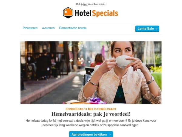 Hemelvaartdeals: pak je voordeel