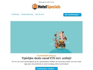 Deals vanaf €75 incl. ontbijt!