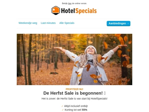 De Herfst Sale is begonnen! 🍂