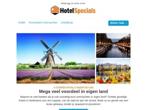 Mega veel voordeel in eigen land!