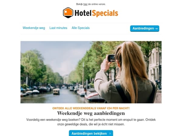 Weekendje weg aanbiedingen