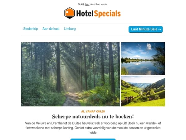 Scherpe natuurdeals nu te boeken!