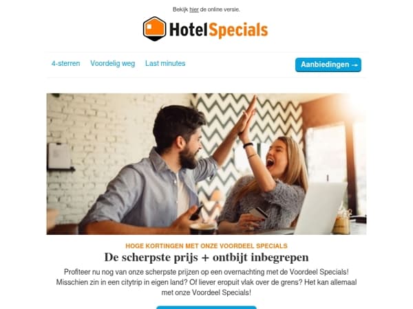 De scherpste prijs + ontbijt inbegrepen