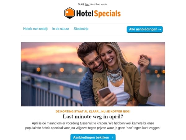 Last minute weg in april?