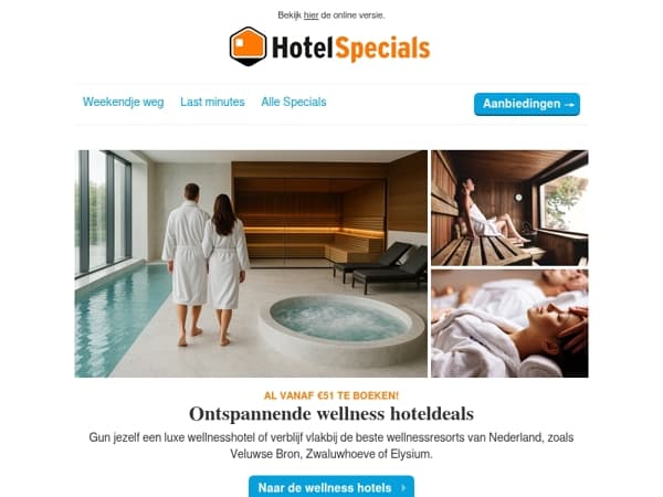 Wellness deals al vanaf €51