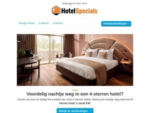 ⭐⭐⭐⭐hotels al voor €45!