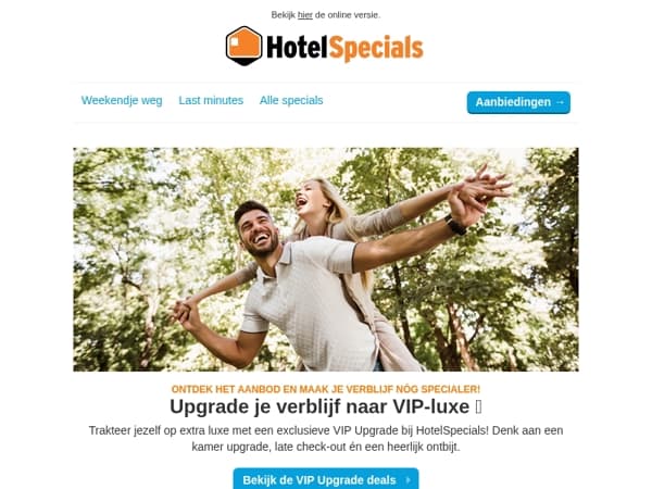 Upgrade je verblijf naar VIP-luxe ✨