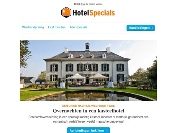 Overnachten in een kasteelhotel