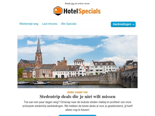 Stedentrip deals die je niet wilt missen