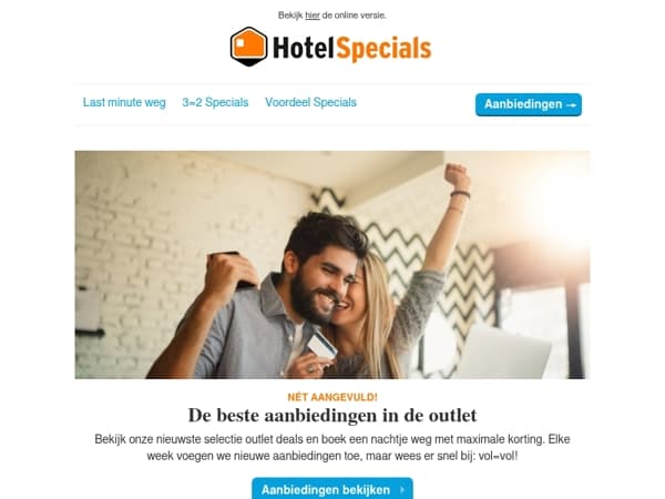 Weer aangevuld: outlet deals!