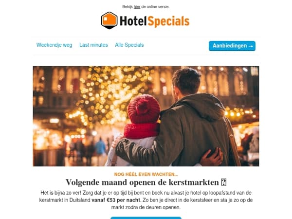 Volgende maand openen de kerstmarkten in Duitsland al! 🎄