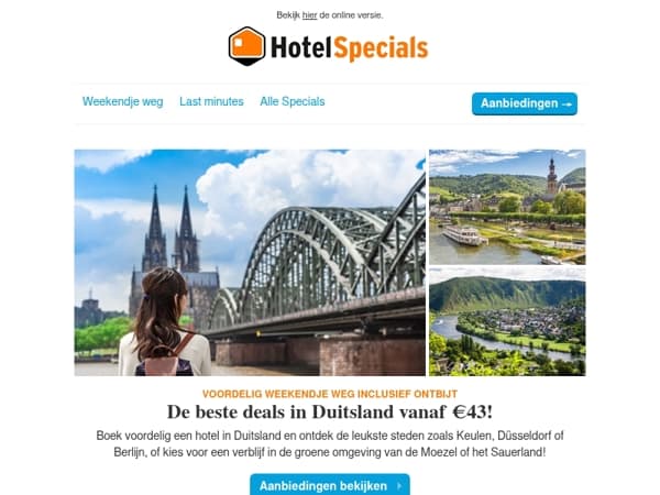 De beste deals in Duitsland vanaf €43