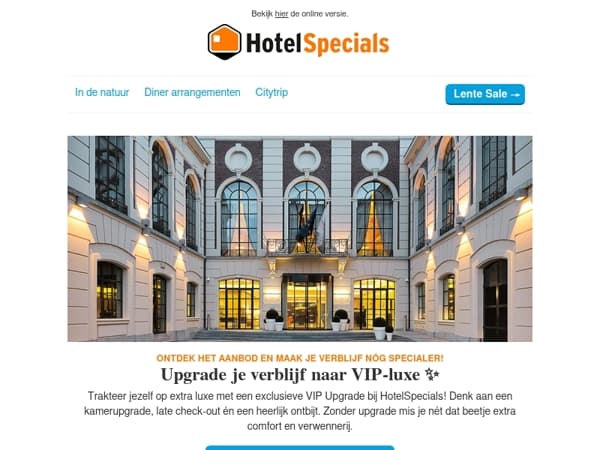 Upgrade je verblijf naar VIP-luxe ✨