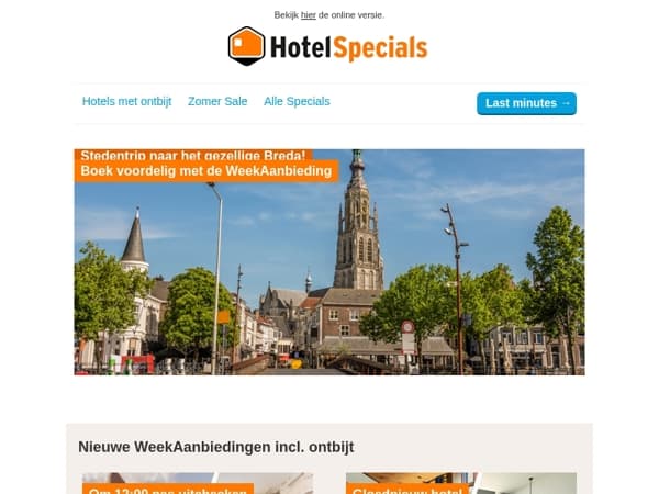 Stedentrip in Nederland of België