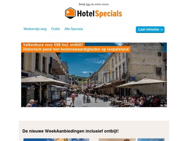 Weekendje weg? Nu vanaf €89!