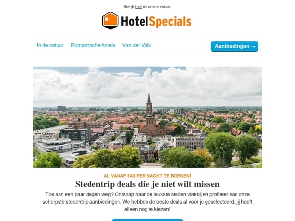 Stedentrip deals die je niet wilt missen