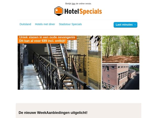 Uniek slapen in een oude gevangenis