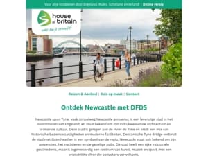 Ontdek Newcastle met DFDS 🚢