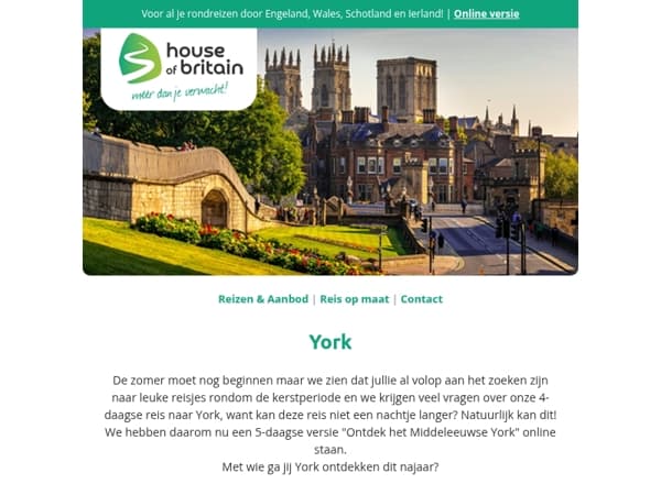 York, de stad waar geschiedenis tot leven komt