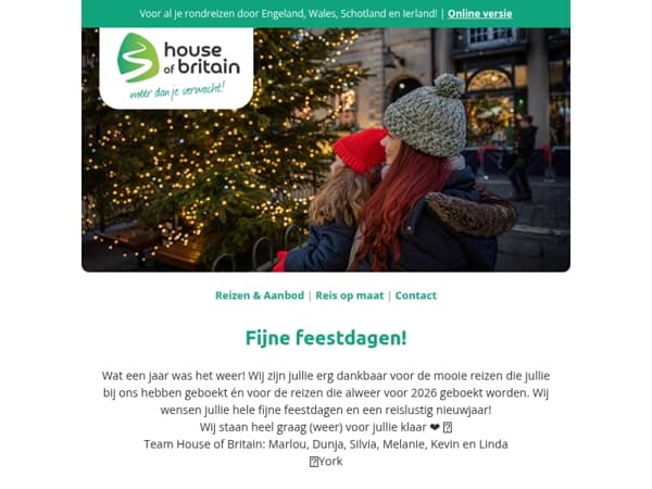 Een hele fijne kerst & een reislustig 2026! 🎄💫