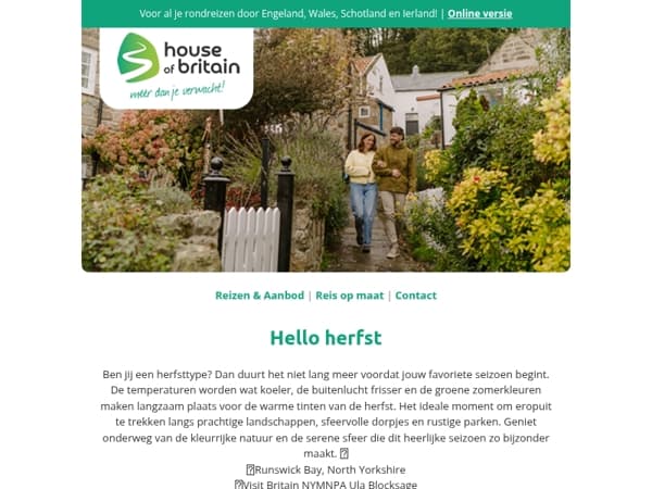 De mooiste reizen beginnen in de herfst