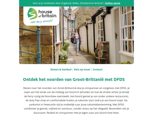 Ontdek het noorden van Groot-Brittannië met DFDS