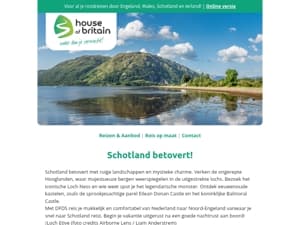 Ontdek Schotland en start je reis comfortabel met DFDS!