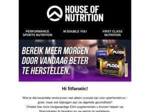 Sneller spierherstel? Claim je voordeel nu