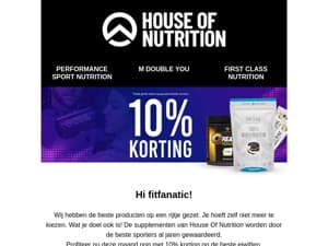 💪 Lets Go! 10% korting op de beste merken