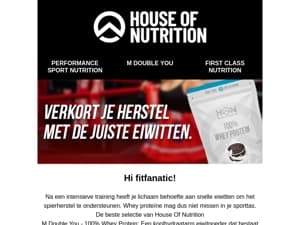 Snelle eiwitten voor het beste herstel